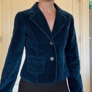 Vintage Blue Velvet blazer